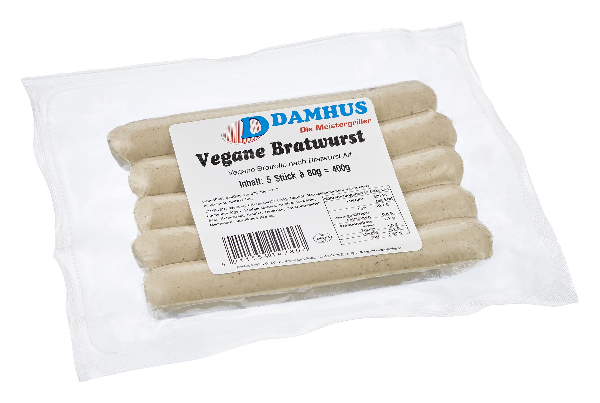 Vegane Bratwurst 5x80g